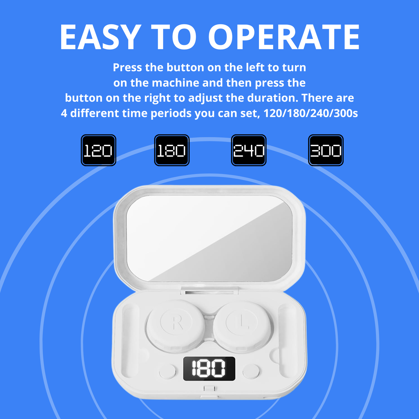 Ultrasonic Contact Lens Cleaner
